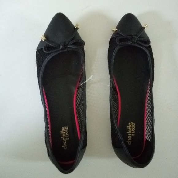 Brand New Charlotte Russe Mesh Pointy-Toe Flats - Picture 4 of 4